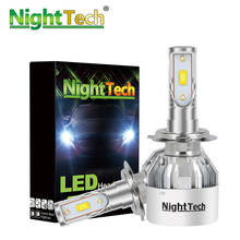 Car Headlight H11 LED H4 H1 H3 H11 H8 HB3 HB4 9003 9004 9005 9006 60W 8000LM 12V light bulbs for Auto Headlamp 6500K Light Bulb 2024 - buy cheap