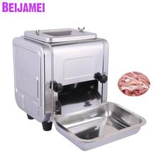 BEIJAMEI Commercial Meat Cutter 550W Desktop Meat Slicer Stainless Steel Meat Cutting Slicing 3/2.5/5/7mm Thickness 2024 - buy cheap