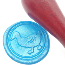 Vintage Lovely Duckling Custom Picture Logo Wedding Invitation Wax Seal Sealing Stamp Rosewood Handle Set 2024 - buy cheap