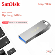 2019 new SanDisk Ultra Luxe USB 3.1 pen drive 128gb 64gb up to150MB/s  Flash Drive 32gb 16gb metal Memoria Usb 3.0 disk flash 2024 - buy cheap
