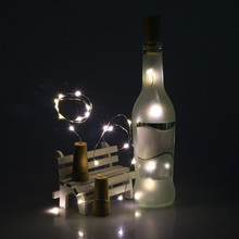 15LEDs Garland Solar Wine Bottle Lights Solar Cork Fairy Lights Christmas Light LED Copper Garland Wire Fairy String Lights 2024 - buy cheap