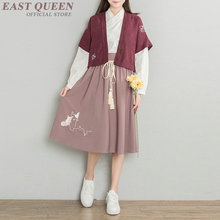 Vestuário feminino hanfu, roupa popular chinesa antiga da dinasão han, vestido cosplay chinês ff946 2024 - compre barato