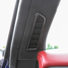For Maserati Levante 2016-2018 Car Accessories 2 Pcs A Column Outlet Frame Cover Trim Carbon Fiber 2024 - buy cheap