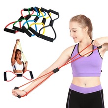Elástico ginásio de fitness yoga resistência banda esporte workout borracha loop puxar corda peito expansor exercício cinto estiramento yoga látex 2024 - compre barato