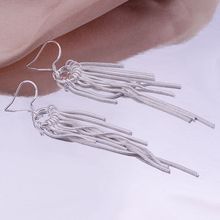 summer style fine silver plated earrings 925-sterling-silver jewelry multi-line drop Earrings for women SE273 2024 - buy cheap