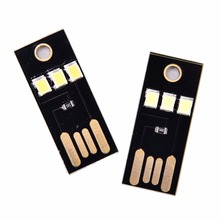 Portable ultra low power 2835 chips Pocket Card Lamp Night Camp Mini USB Power LED Light Warm/White 2024 - buy cheap