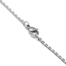 10pcs/lot Width 2mm Silver Stainless Steel Snake Chain Necklace With Lobster Clasp Twist Chain DIY Necklace 50cm 2024 - buy cheap