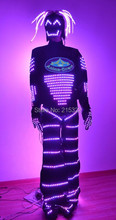 Светодиодный костюм робота, iluminaed, светящийся, светодиодный 2024 - купить недорого