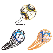 3 Colours Sports Soccer Mesh Net Bag Basketball Volleyball Soccer Net Load 1 Ball Soccer Ball Pocket Portable Small Net 2024 - buy cheap