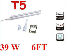 1.8m Integrated T5 Led Tube Lights 6ft 39W 3600 Lumens SMD 2835 Cold/Natrual/Warm White AC 85-277V 2024 - buy cheap