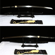 Высококачественный высокопрочный T10 клей, закаленное лезвие, японский самурайский меч, острый меч катана. 2024 - купить недорого
