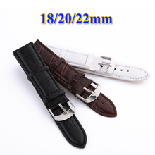 PU Leather Watch Band Straps Watch Accessories Black Brown White Colors High Quality Bamboo Pattern Watchbands 18mm 20mm 22mm 2024 - buy cheap