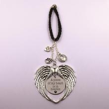 a piece of my heart is in heaven missed leather chain rearview mirror Christmas tree pet loss pet owner dog lover 2024 - buy cheap