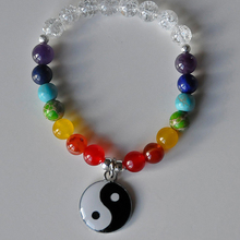 Pulseira de feng shui com 7 chakra, pulseira de pedra genuína de buda yoga 2024 - compre barato