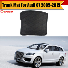Cawanerl Black Car Tray Liner Boot Protector Trunk Cargo Mat Waterproof For Audi Q7 2005-2015 Free Shipping ! 2024 - buy cheap