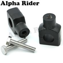 1" 25mm Handlebar Handle Bar Risers Clamp 2" Raised for Harley Dyna Sportster 883 1200 XL Softail Custom Bobber Chopper Cruisers 2024 - buy cheap