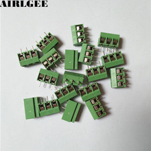 20Pcs 3 Pole 5mm Pitch PCB Mount Screw Terminal Block 8A 250V Free shipping 2024 - buy cheap