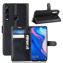 Book Style PU Leather Case Cover for Huawei Y9 Prime 2019 Flip Wallet Phone Bags Cases with Stand for Huawei Y9 Prime 2019 2024 - compre barato