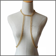 Ожерелье-чокер CirGen женское с золотым и черным покрытием, модное пикантное Ювелирное Украшение для тела, вечернее ожерелье, бижутерия, B92, 2 цвета 2024 - купить недорого