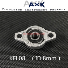 2021 New Arrival Thrust Bearing 4pcs Kfl08 8mm Pillow Block Rhombic Bearing Zinc Alloy Insert Linear Shaft Support Cnc Part 2024 - buy cheap