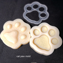 DIY leather craft dog cat paw shape design key ring hanging decoration modeling fixed plastic mold with  die cutting template 2024 - buy cheap