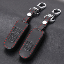 Leather Car Remote Key Case Fob Cover For Mazda 2 3 6 Atenza Axela CX-5 CX5 CX 5 CX-7 CX-9 2015 2016 2017 2018 Smart 2/3 Buttons 2024 - buy cheap