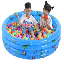 Piscina infantil inflável e portátil, cercadinho de pvc espesso para recém-nascidos, para brincadeira de piscina 2024 - compre barato