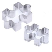 1PC Puzzle Jigsaw Block Cookies Cutter  Household Baking Tools Stainless Steel Cookie Cutter Cake Decorating Tools Free Shipping 2024 - buy cheap