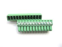 30 Pcs Screw Terminal Block Connector 3.81mm 12 Pin Green Pluggable Type 2024 - buy cheap