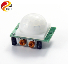 DOIT 1 pçs/lote HC-SR501 HCSR501 SR501 Humano Módulo Sensor Infravermelho Pyroelectric Infravermelho da Sonda Importações de Sensores
