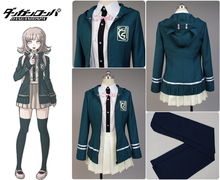 Disfraz de Super DanganRonpa 2 Chiaki Nanami para mujer, uniforme escolar, falda superior, juego de Halloween, Cosplay 2024 - compra barato