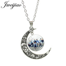 JWEIJIAO Hot Selling IKON Necklaces Trendy Singer Glass Cabochon Photo Dome Charms Necklace Dropshipping IK04 2024 - buy cheap