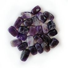 Cristal roxo de ametista natural, pedras redondas de quartzo, amuleto decoração da casa 150g 2024 - compre barato