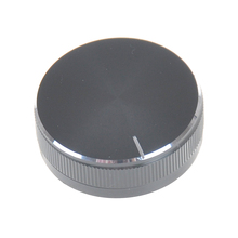 Hot Black Aluminum Volume Control Amplifier Knob Wheel 2024 - buy cheap