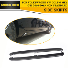 Faldón lateral de fibra de carbono, accesorio para VW golf MK6 GTI 2010-2013, no estándar 2024 - compra barato