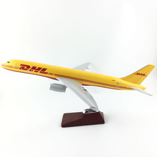 Air dhl-avião de brinquedo, modelo de companhia aérea, 45-47cm, 757 companhias aéreas dhl, presente de aniversário para crianças 2024 - compre barato