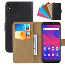 Luxury Wallet Case For BLU Studio Mega 2018 PU Leather Retro Flip Cover Magnetic Fashion Cases Strap 2024 - buy cheap