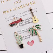 20 pcs High Quality Fashion Enamels Charms Gift Guitar/Car Alloy Pendant Making Bracelet Necklace Jewelry Accessories DIY Craf 2024 - buy cheap