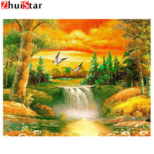 5D Diamond Painting Cross Stitch Scenery Needlework Craft Gift Full Square Rhinestone Mosaic Embroidery Home Decoration XY1 2024 - buy cheap