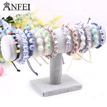 Velvet Bracelet Holder Stand Bangle Watch Holder Jewelry Rack Bracelets Jewelry Organizer Shelf Decoration For Women A64 2024 - buy cheap