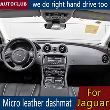 Para jaguar xf xe F-PACE xjl dashmat dashmat dashboard capa almofada traço esteira pára-sol tapete personalizado 2015 2016 2017 2018 2019 2024 - compre barato
