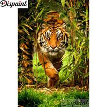 Dispaint Full cuadrado/redondo taladro 5D DIY pintura de diamante "paisaje de León Animal" bordado punto de cruz 5D decoración para el hogar A10713 2024 - compra barato