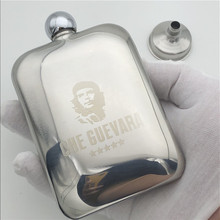 Che Guevara 6 Ounce Hip Flask 304 Stainless Steel 170ml Flask Alcohol Flagon Bottle for Whiskey Vodka Che Guevara 2024 - buy cheap