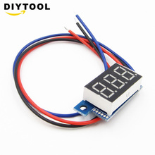 Mini medidor de voltaje de Panel de visualización LED, voltímetro Digital de 0,36 pulgadas, CC 0-99,9 V, 3 bits, Rojo 2024 - compra barato