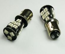 4pcs/lot Anti-brouillard P21/5W 380 BAY15D 1157 Rouge 18 Smd Can Bus LED Feux Stop Ampoules Voiture 2024 - buy cheap