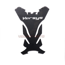 3D Carbon Fiber Gas Oil Tank Pad Protector Sticker Decal For Kawasaki Versys 650 VERSYS650 VERSYS 650 2024 - buy cheap