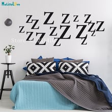 Deep Sleep Vinyl Wall Sticker New Design Wall Art Decoration Self-adhesive  Letter Z Decals For Living Room Bedroom YT602 2024 - buy cheap