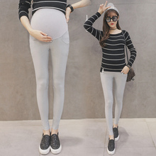 Calça legging feminina maternidade, com elasticidade, roupa para maternidade, cintura alta, calça feminina an88 2024 - compre barato
