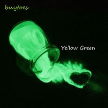 Желто-зеленый фосфорированный пигмент для самостоятельной печати краски, фотолюминесцентный порошок Dust 50 г/лот, лак для ногтей 2024 - купить недорого