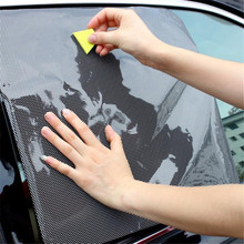 2Pcs Car Rear Window Side Sun Shade Cover Block Static Cling Visor Shield Screen New high quality car-styling wholesale 2024 - buy cheap